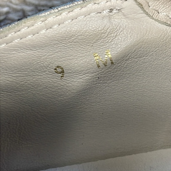 Valentina Rangoni Samurai Fashion Loafer Sneakers Metallic Silver Moth Beetle 9 - Picture 15 of 16